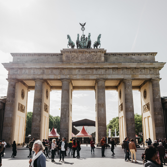 Brandenburg gate Berlin Germany