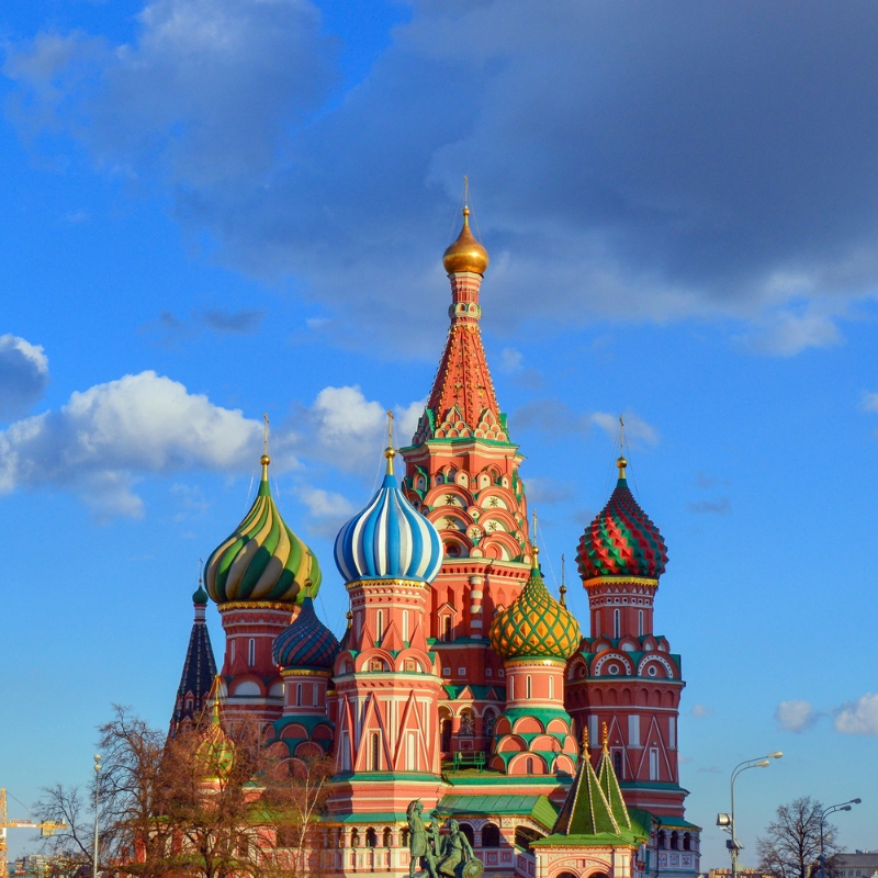 Russian Kremlin against the blue sky