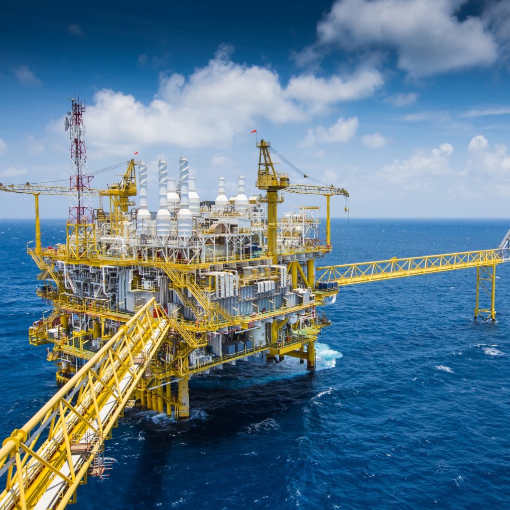 norwegian oil and gas processing platform
